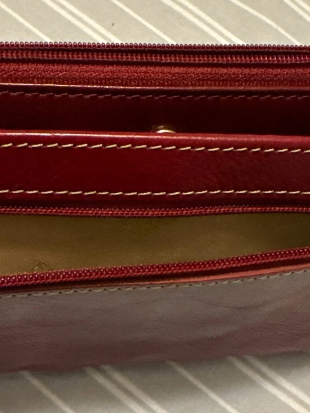 Franco Sarto Womens Leather Large Pockets,ID,Cards Holder, Coin Studded